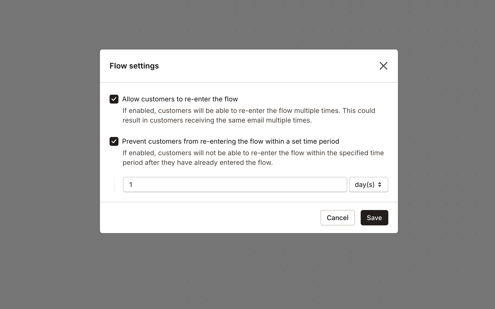 Flow preferences