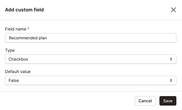 Use custom fields to add structured metadata to your plans and support custom functionality in your app.