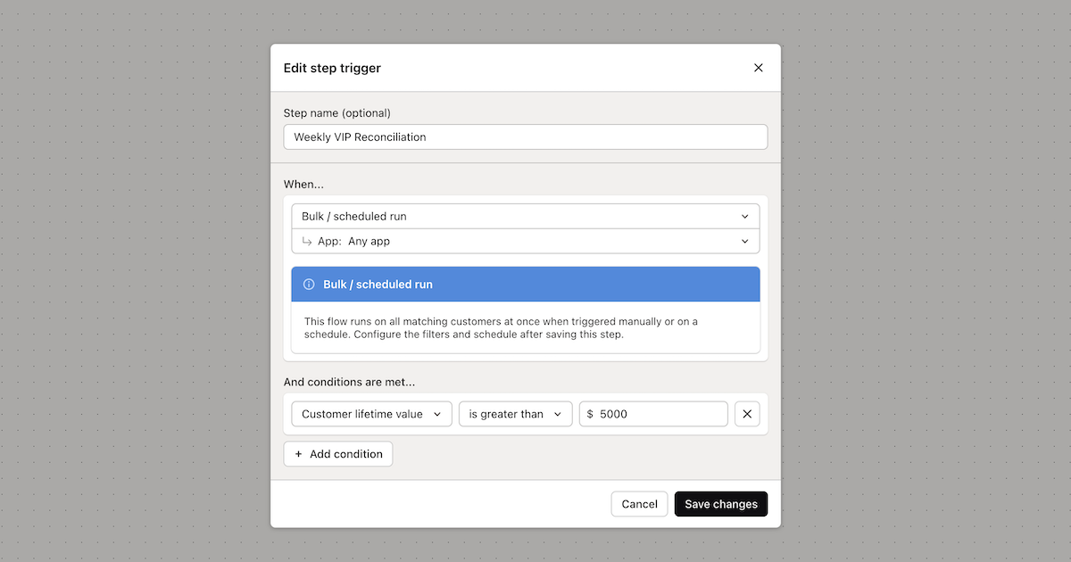 Manual and scheduled Flows